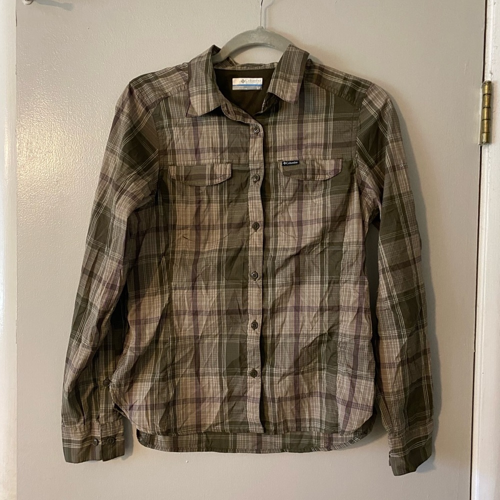 Colombia button up long sleeved shirt